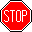 Grafiksymbol Stoppschild